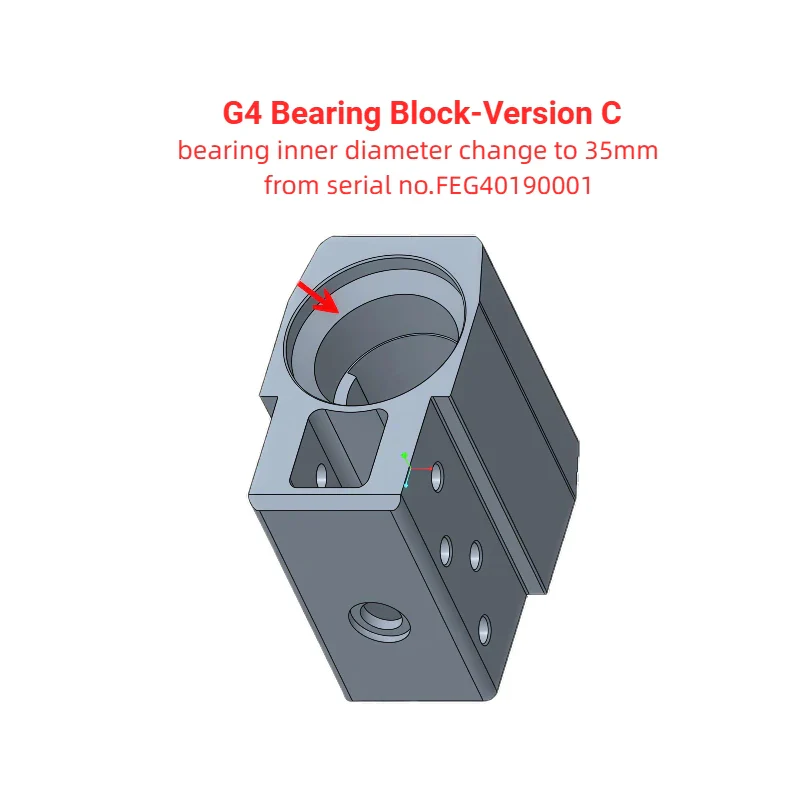 Kukirin G4 Escooter Bearing Block - Image 3